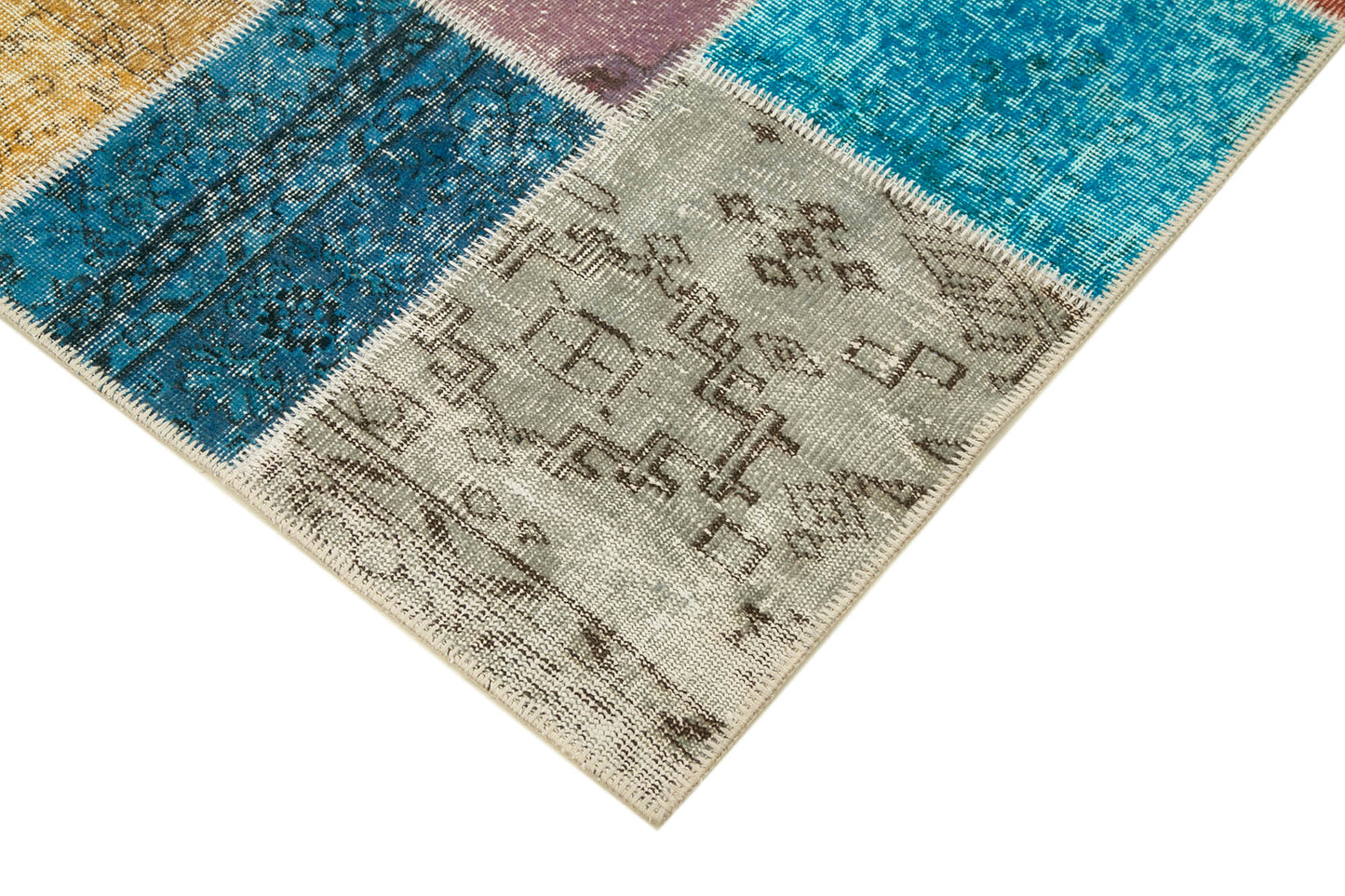 5x7 Multicolor Patchwork Rug - 31774