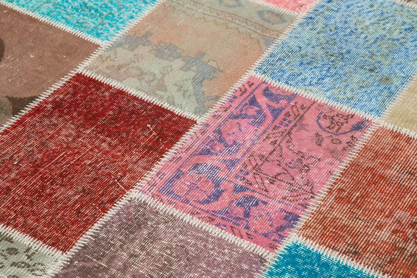 5x7 Multicolor Patchwork Rug - 31774