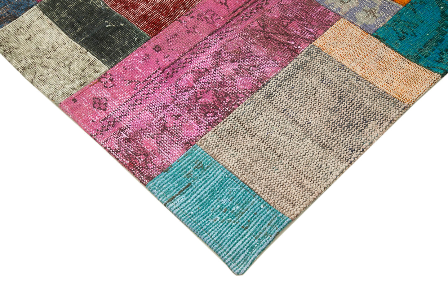 5x7 Multicolor Patchwork Rug - 31777