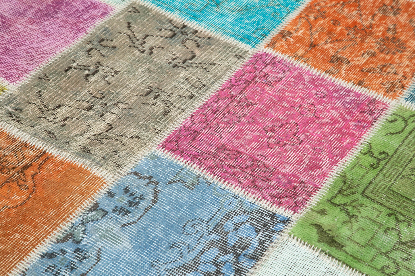 5x7 Multicolor Patchwork Rug - 31779