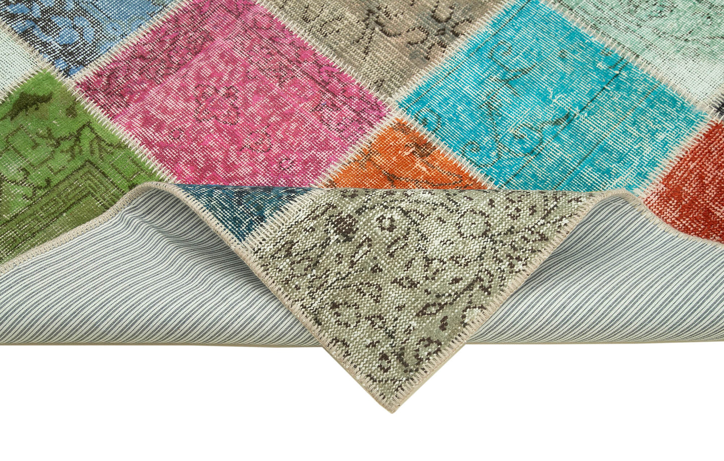 5x7 Multicolor Patchwork Rug - 31779