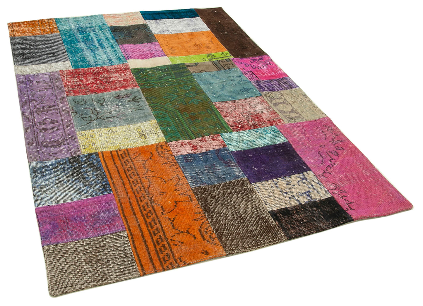 5x7 Multicolor Patchwork Rug - 31780