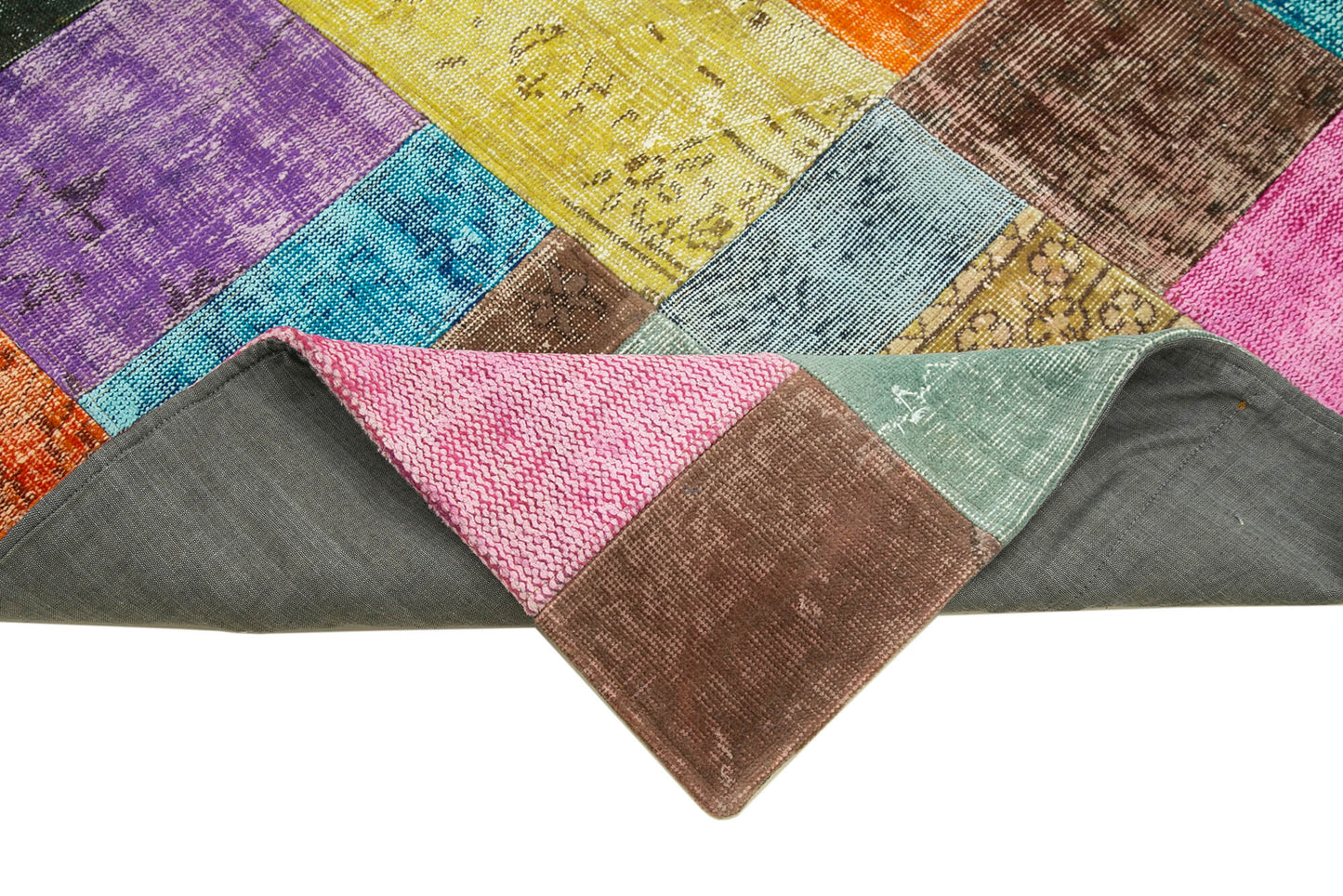 5x7 Multicolor Patchwork Rug - 31793