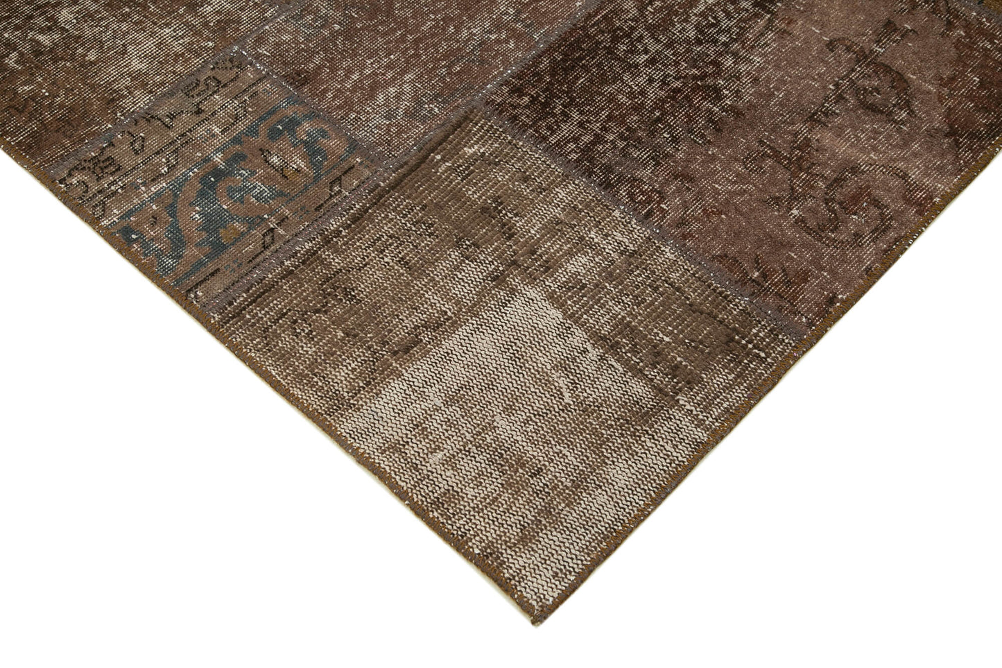 6x8 Brown Patchwork Rug - 31809
