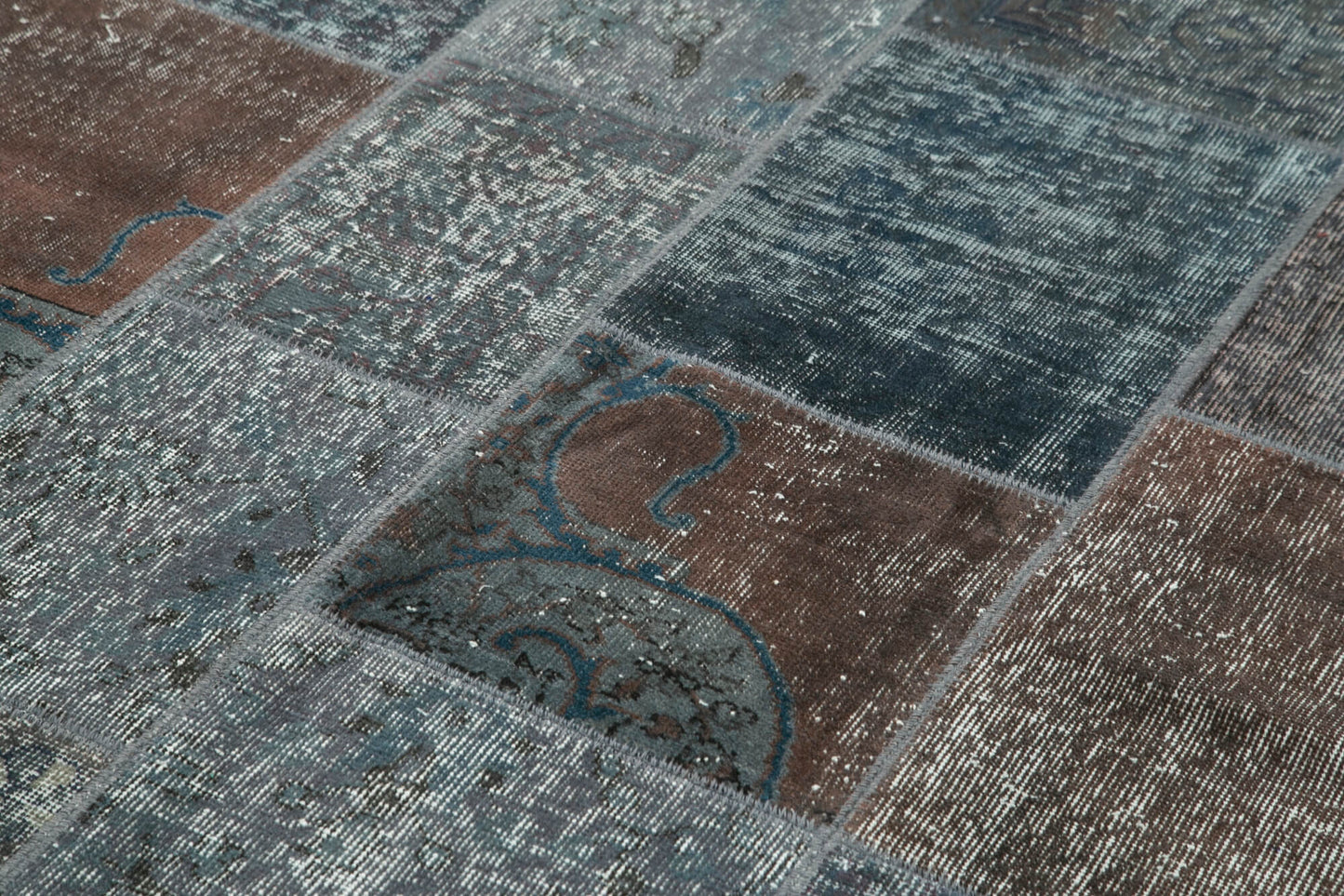 6x8 Grey Patchwork Rug - 31910