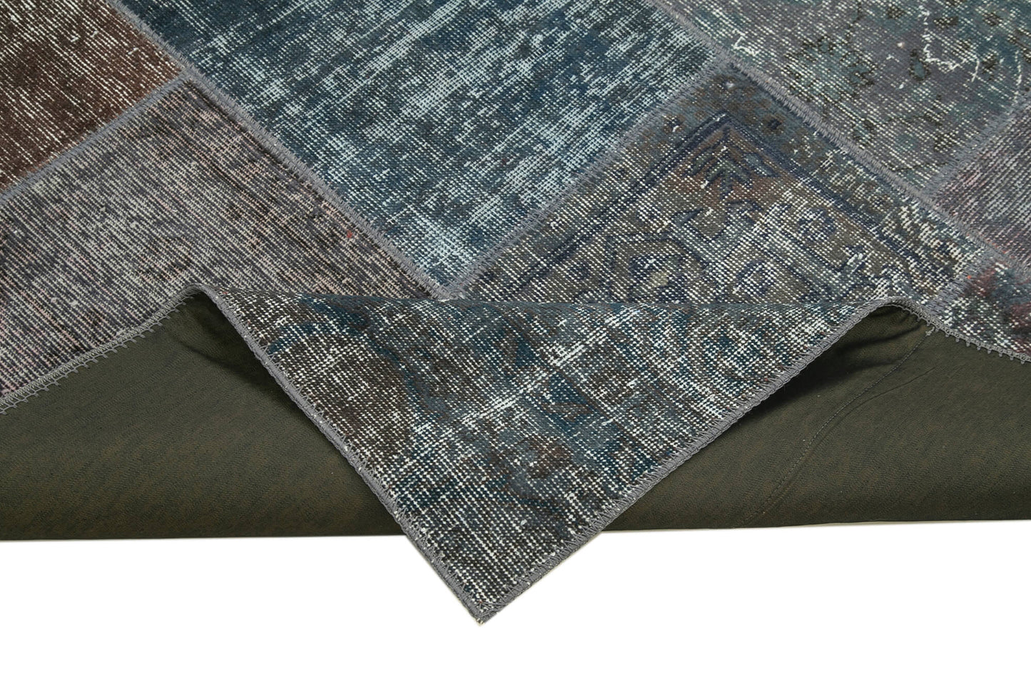 6x8 Grey Patchwork Rug - 31910