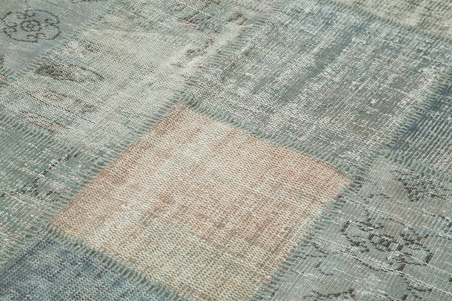 6x8 Grey Patchwork Rug - 31915