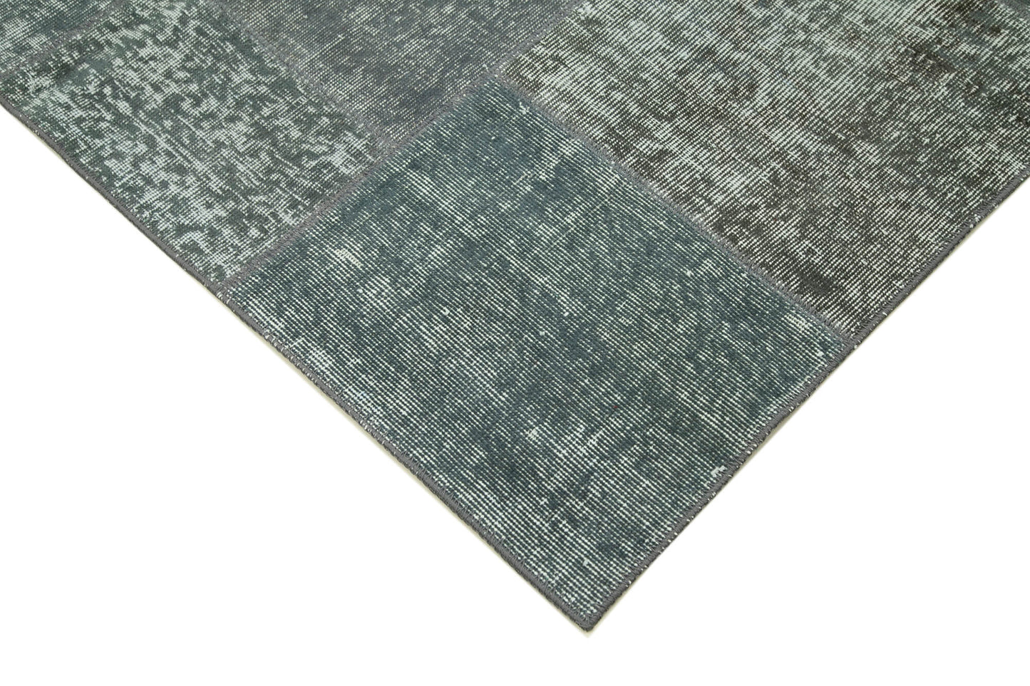 6x8 Grey Patchwork Rug - 31923