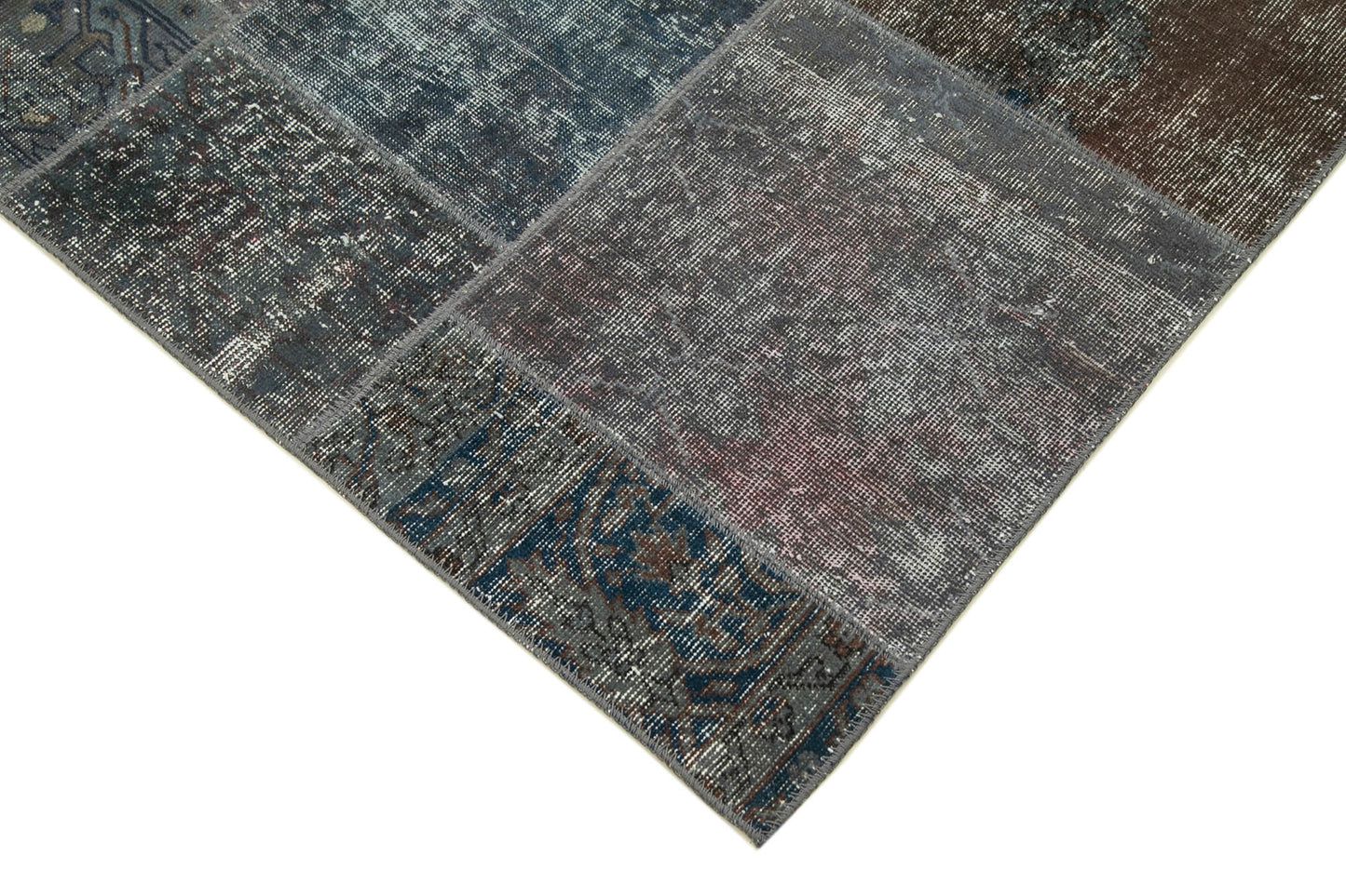 6x8 Grey Patchwork Rug - 31930