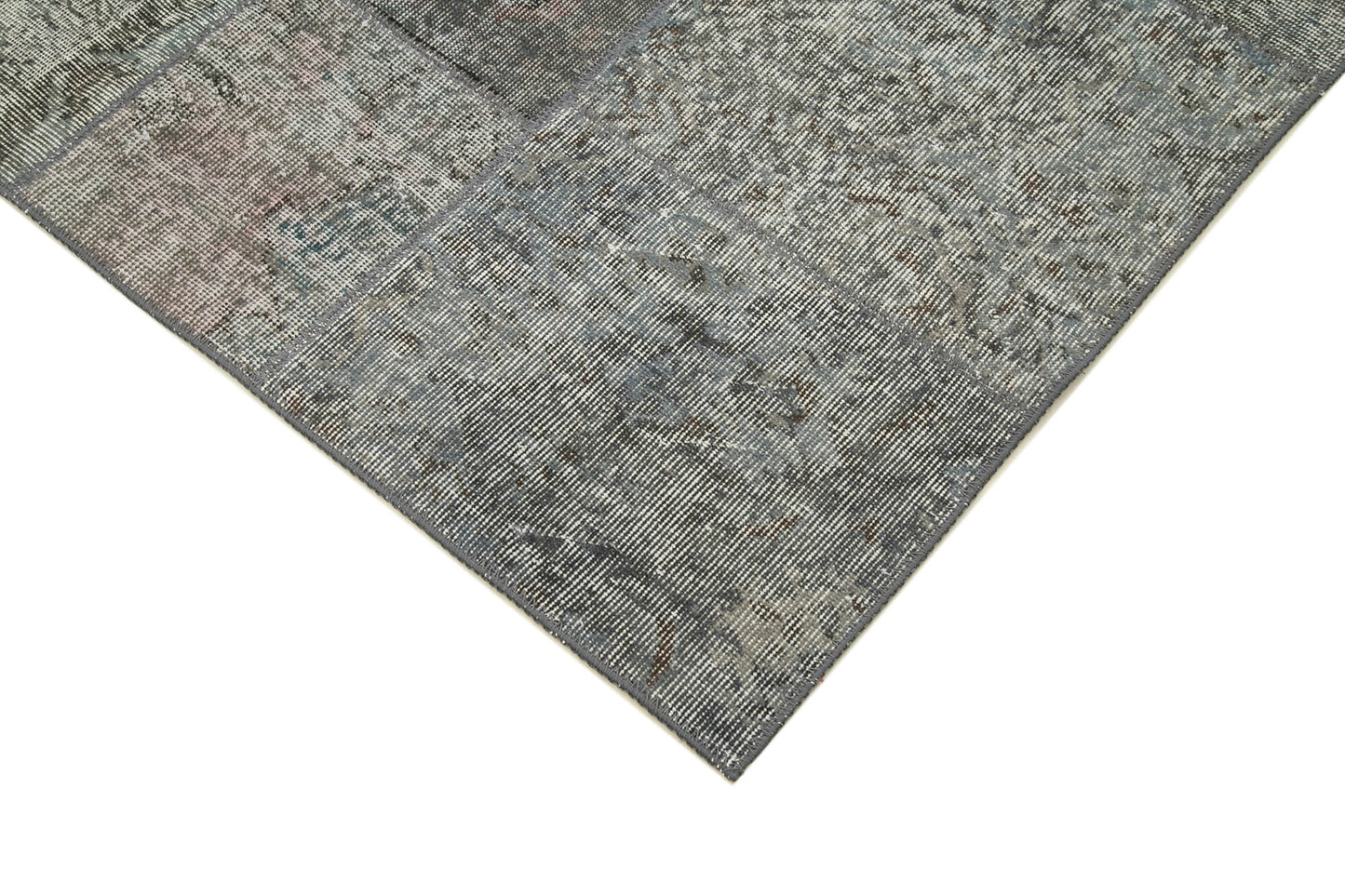 6x8 Grey Patchwork Rug - 31932