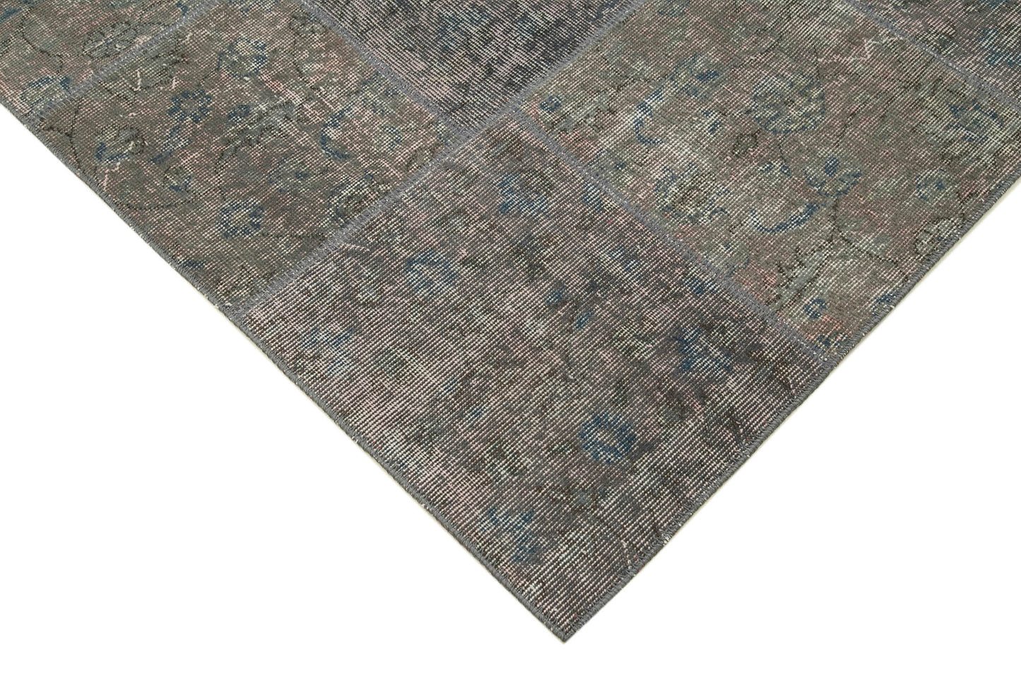 6x8 Grey Patchwork Rug - 31935