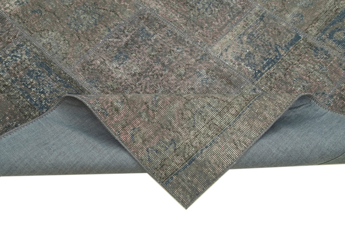 6x8 Grey Patchwork Rug - 31935
