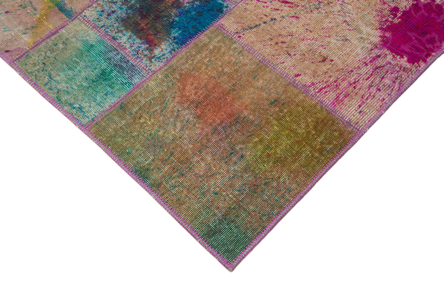 6x8 Multicolor Patchwork Rug - 31938
