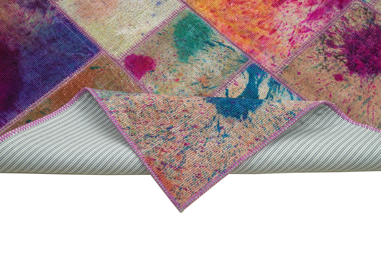 6x8 Multicolor Patchwork Rug - 31938