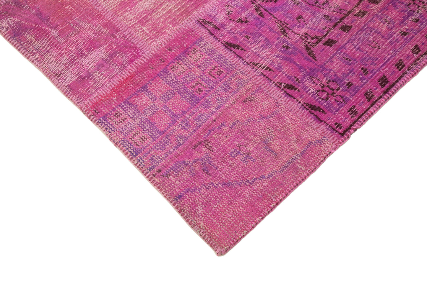 6x8 Pink Patchwork Rug - 31939