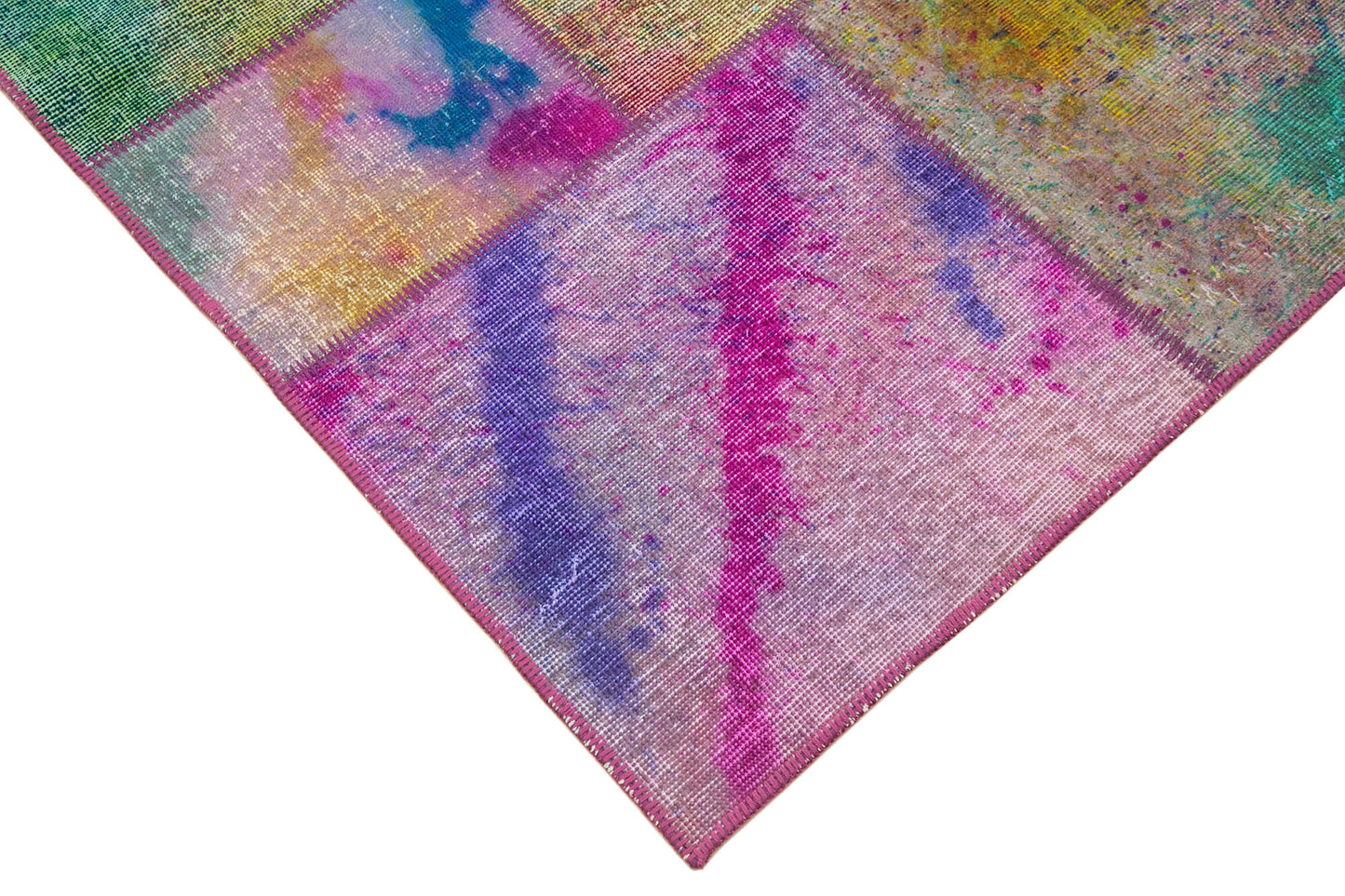 6x8 Multicolor Patchwork Rug - 31948