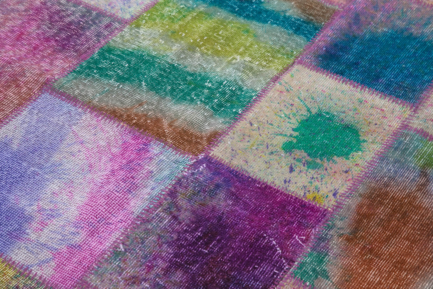 6x8 Multicolor Patchwork Rug - 31948