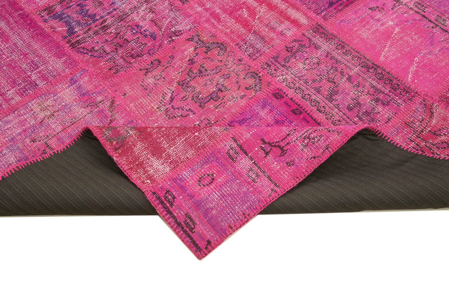6x8 Pink Patchwork Rug - 31982