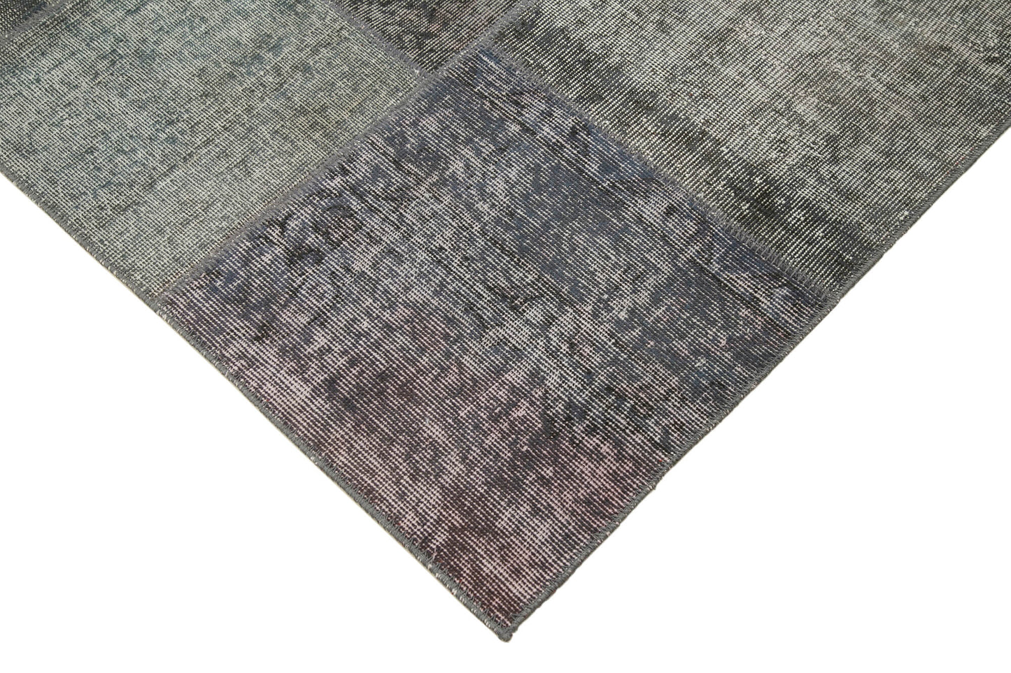 6x8 Grey Patchwork Rug - 32025