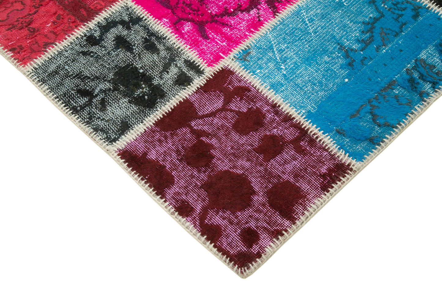 6x8 Multicolor Patchwork Rug - 32036