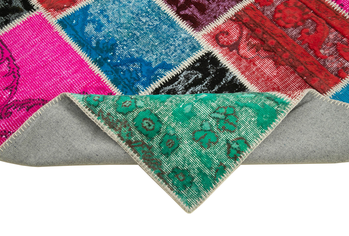 6x8 Multicolor Patchwork Rug - 32036