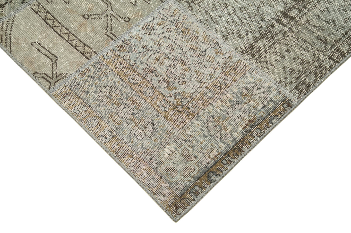 6x8 Grey Patchwork Rug - 32043