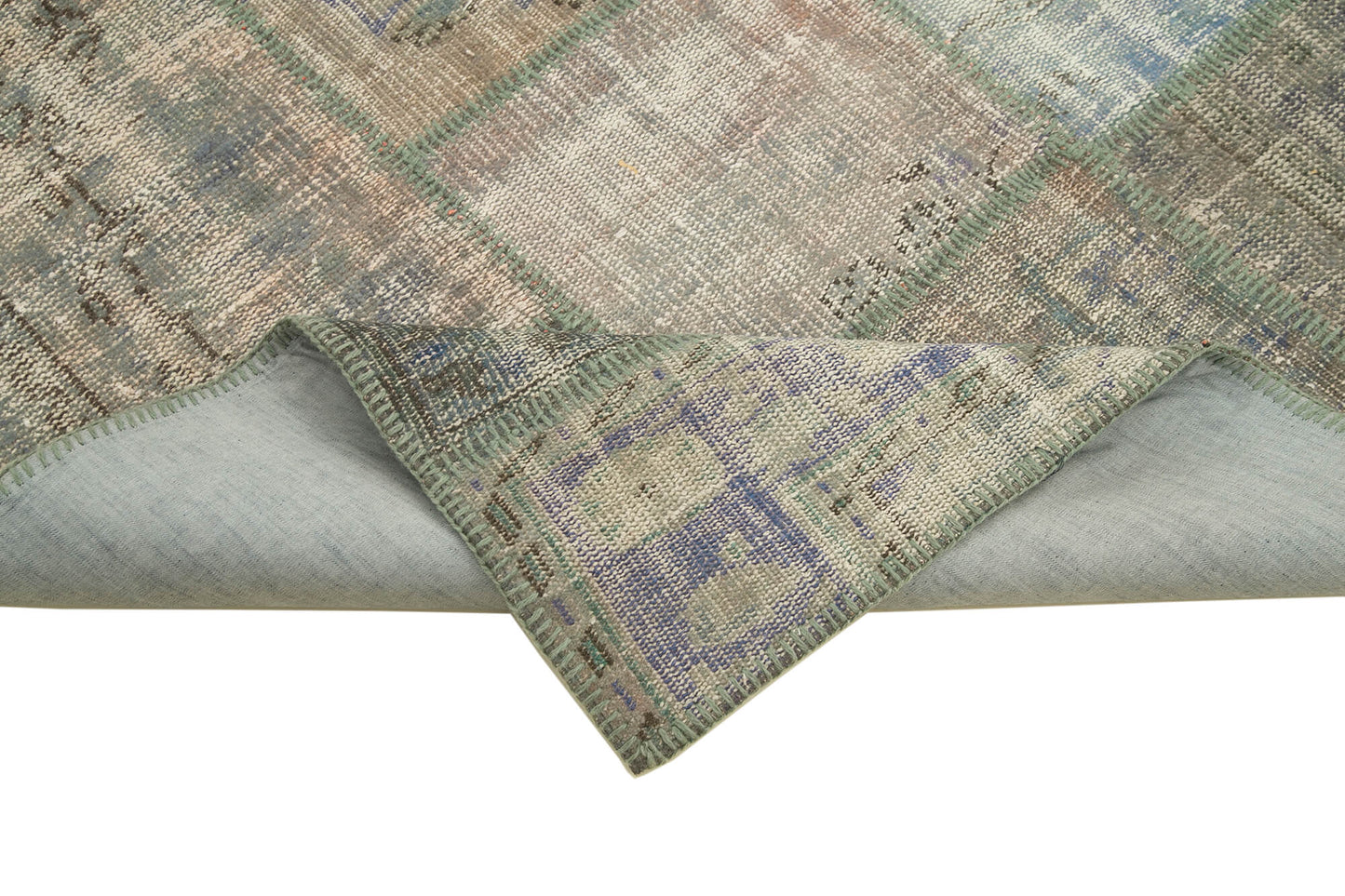6x8 Grey Patchwork Rug - 32057