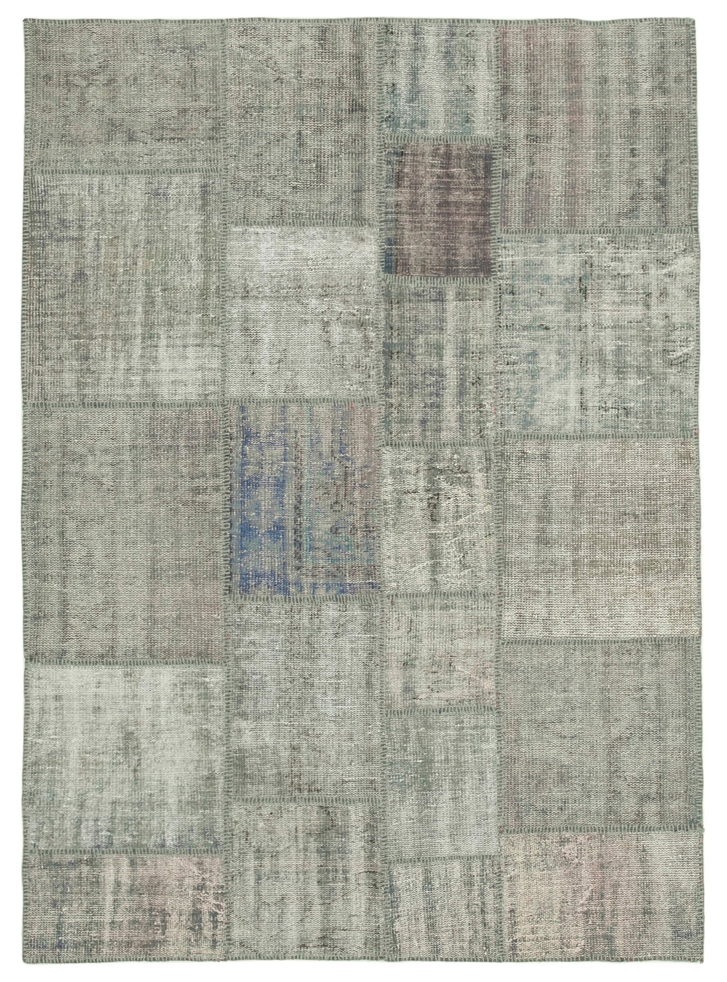 6x8 Grey Patchwork Rug - 32065