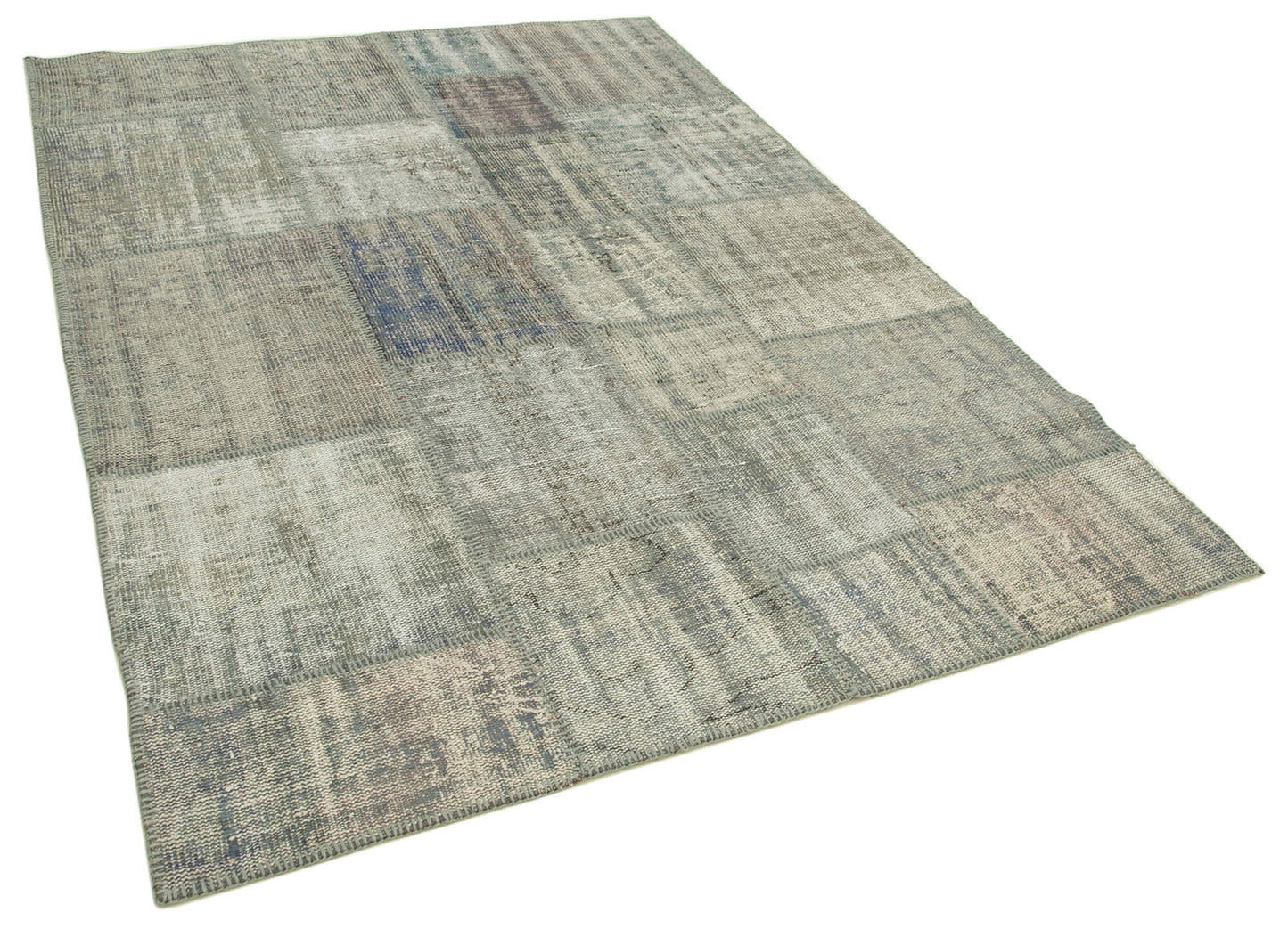 6x8 Grey Patchwork Rug - 32065