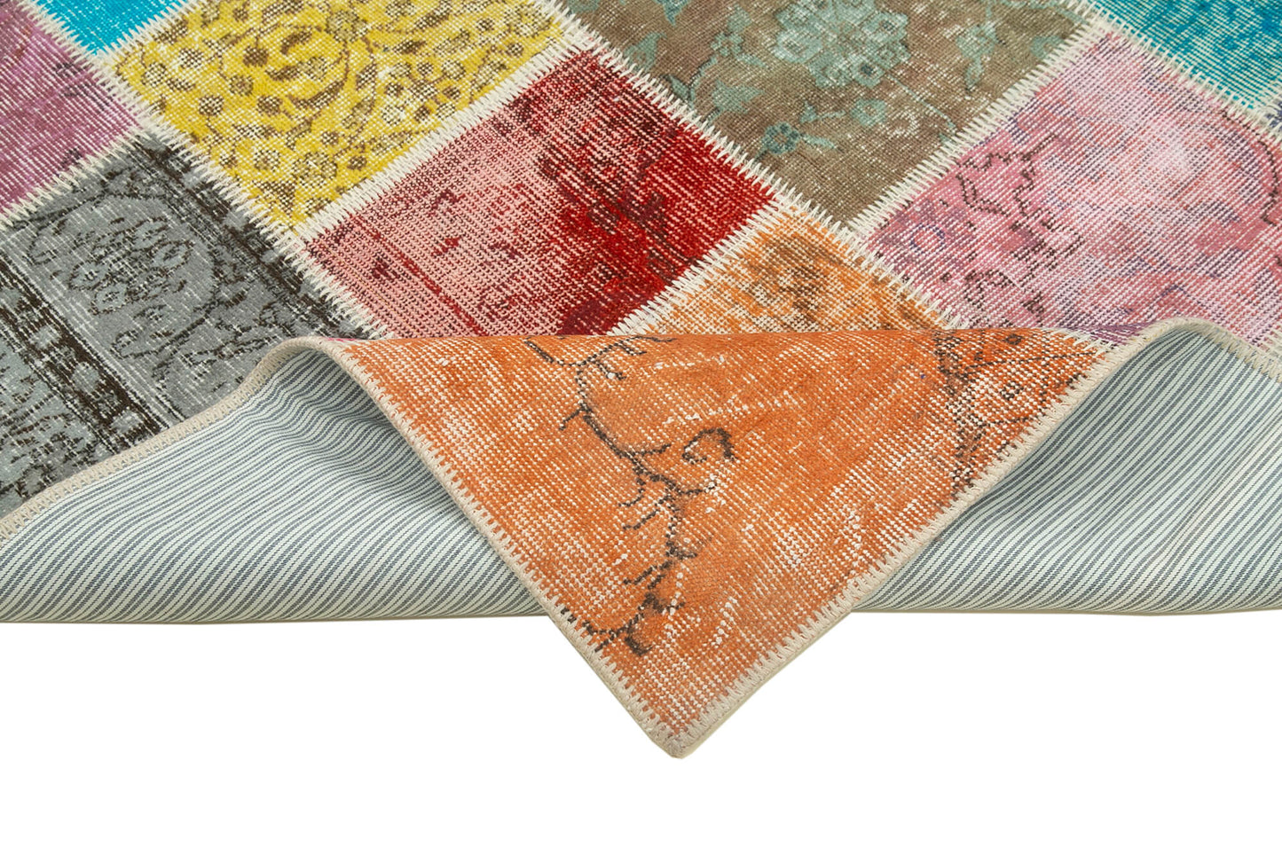 5x7 Multicolor Patchwork Rug - 32076