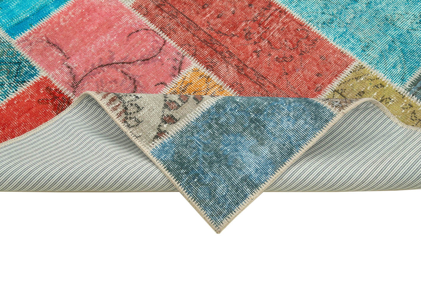 5x7 Multicolor Patchwork Rug - 32080