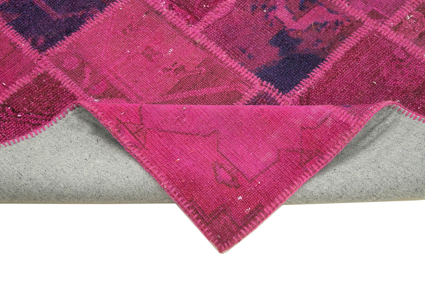 5x7 Pink Patchwork Rug - 32084
