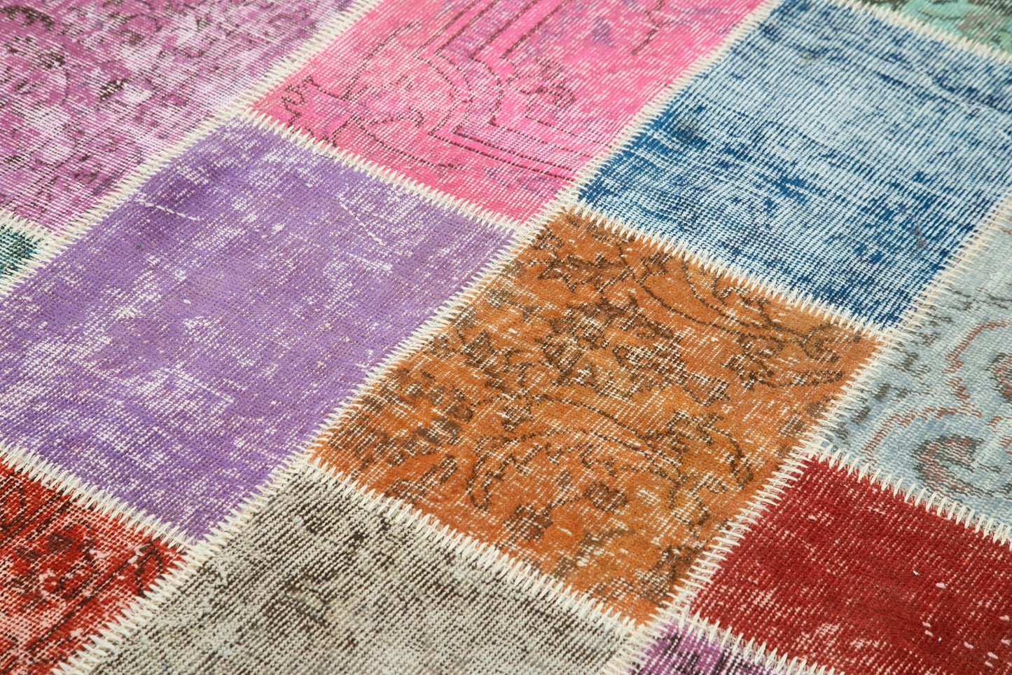 5x7 Multicolor Patchwork Rug - 32087