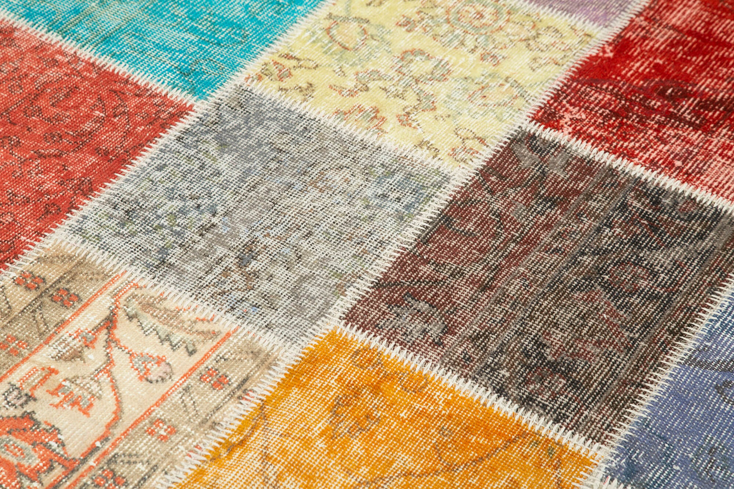 5x7 Multicolor Patchwork Rug - 32088