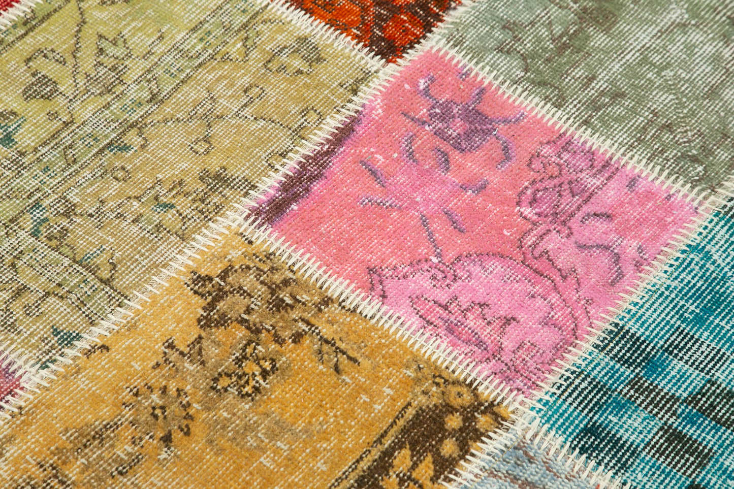5x6 Multicolor Patchwork Rug - 32091