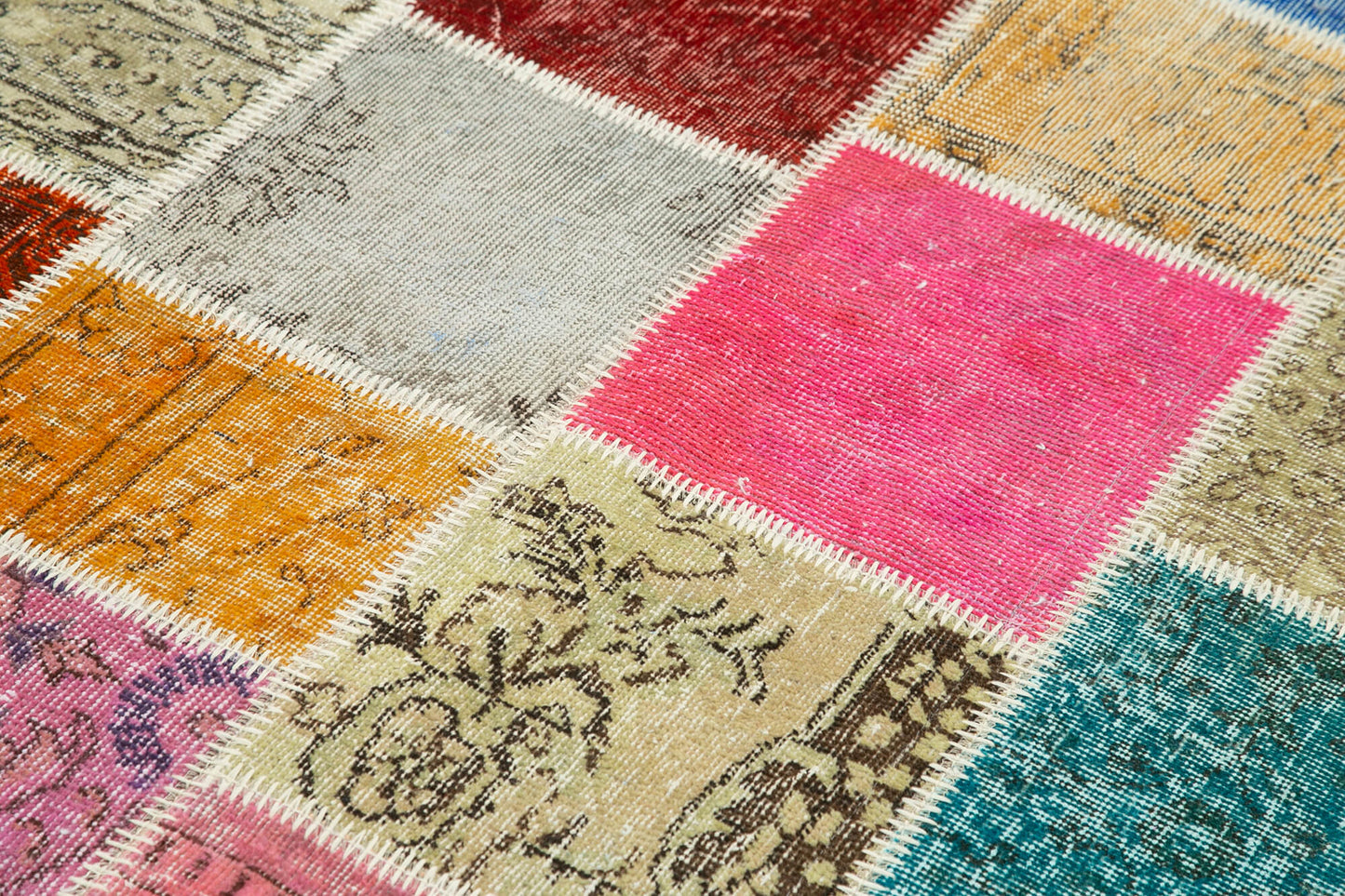 5x7 Multicolor Patchwork Rug - 32092