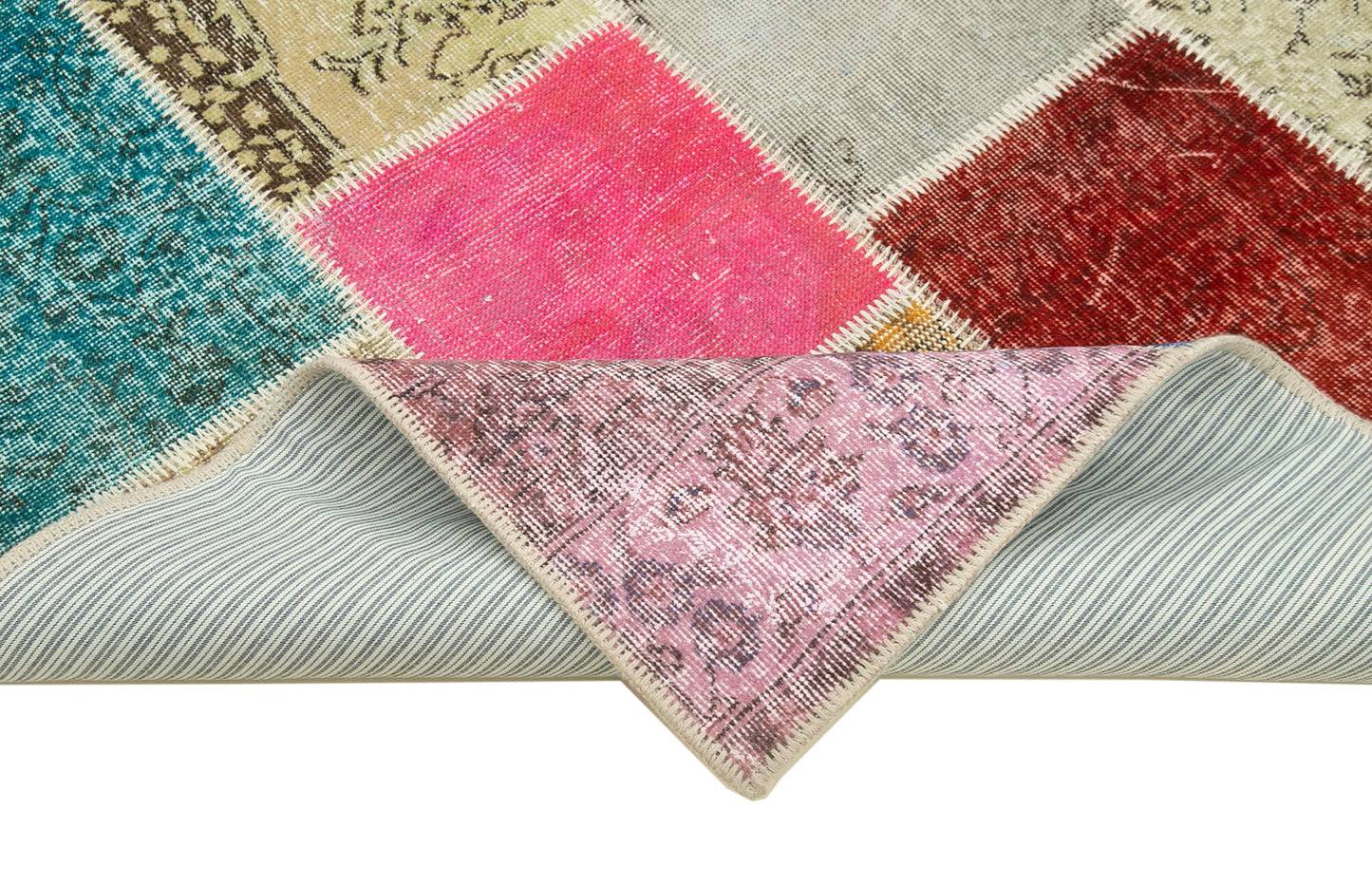 5x7 Multicolor Patchwork Rug - 32092