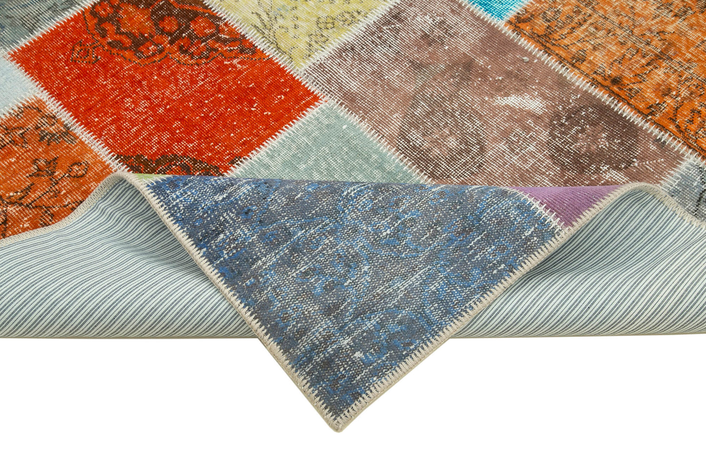 5x7 Multicolor Patchwork Rug - 32101