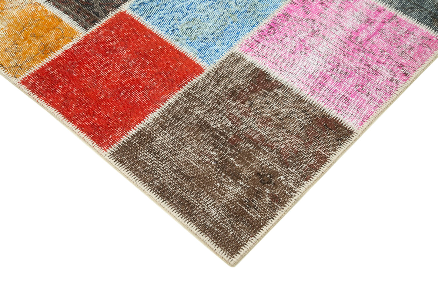 5x7 Multicolor Patchwork Rug - 32104