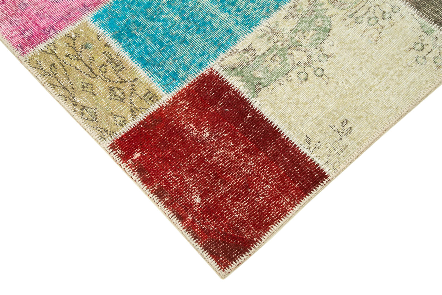 5x7 Multicolor Patchwork Rug - 32105