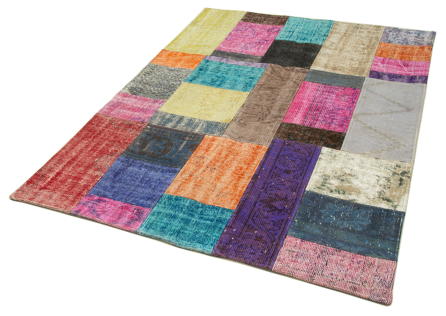 5x7 Multicolor Patchwork Rug - 32108