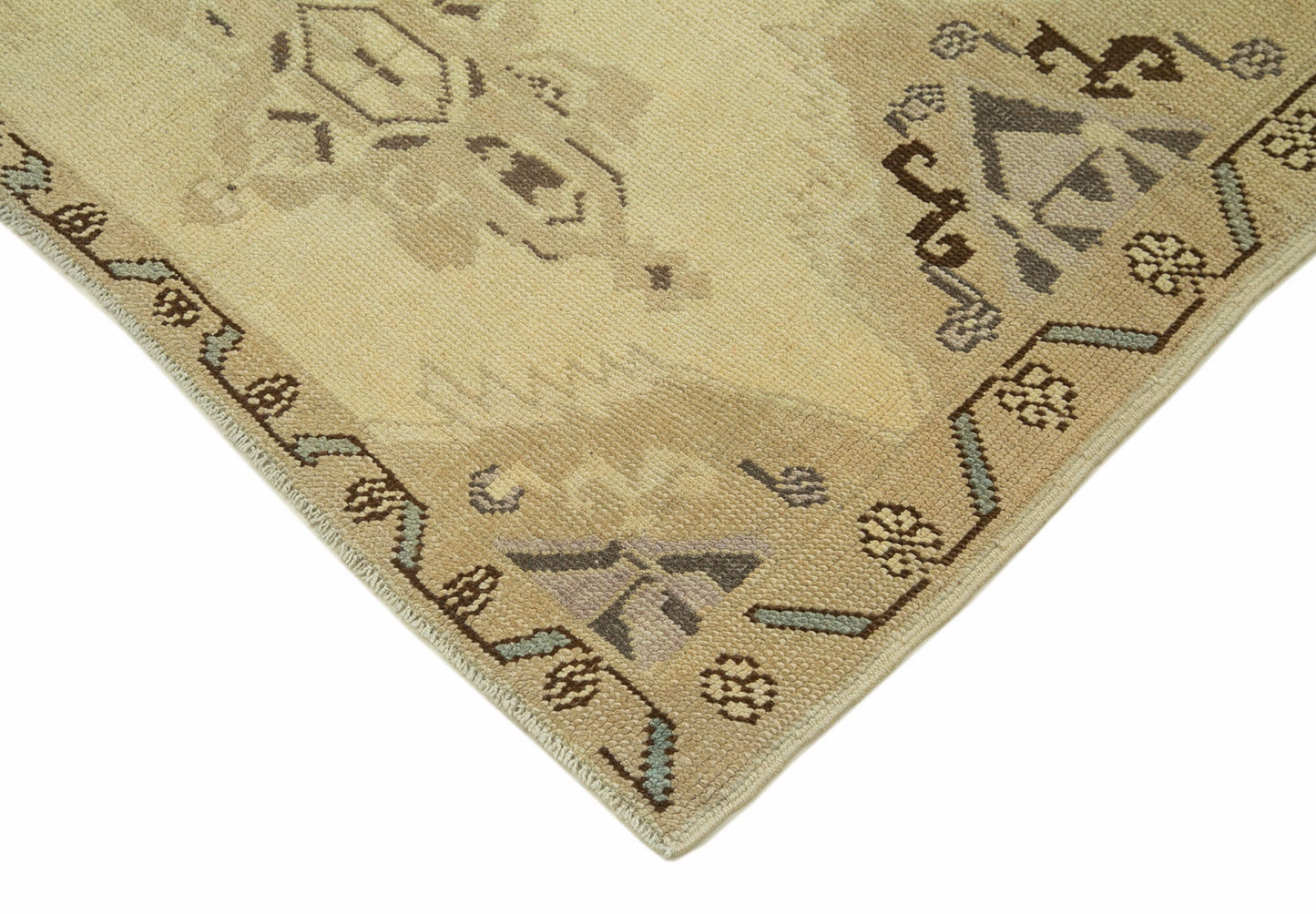 4x7 Beige Vintage Anatolian Rug - 32264