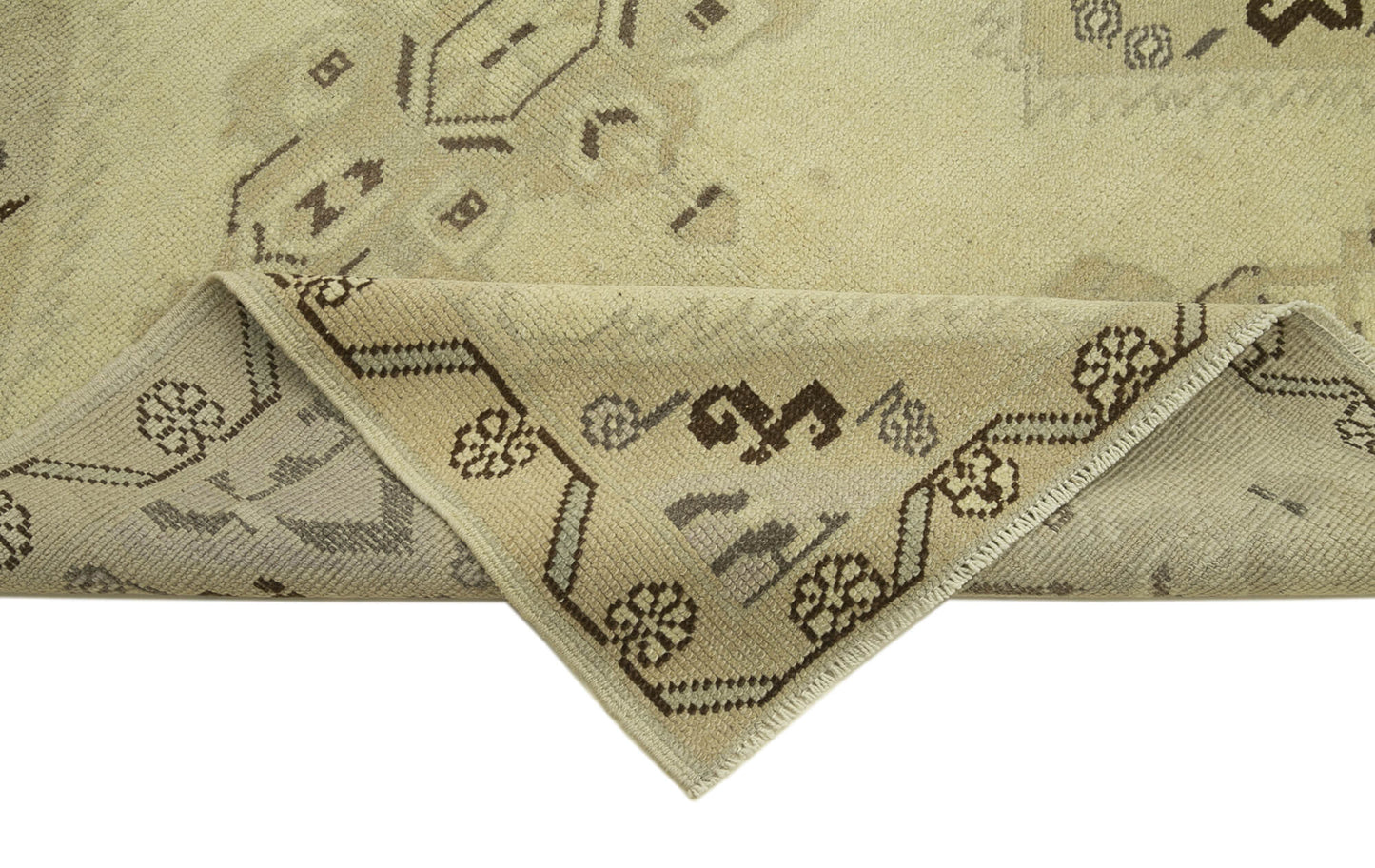 4x7 Beige Vintage Anatolian Rug - 32264