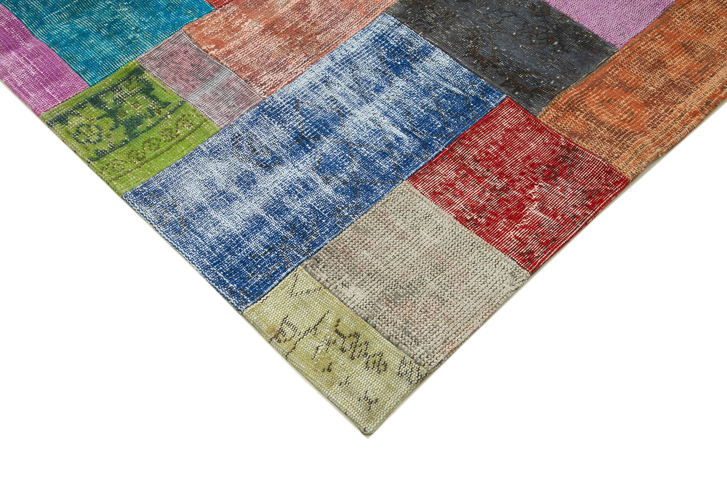 7x10 Multicolor Patchwork Rug - 32277