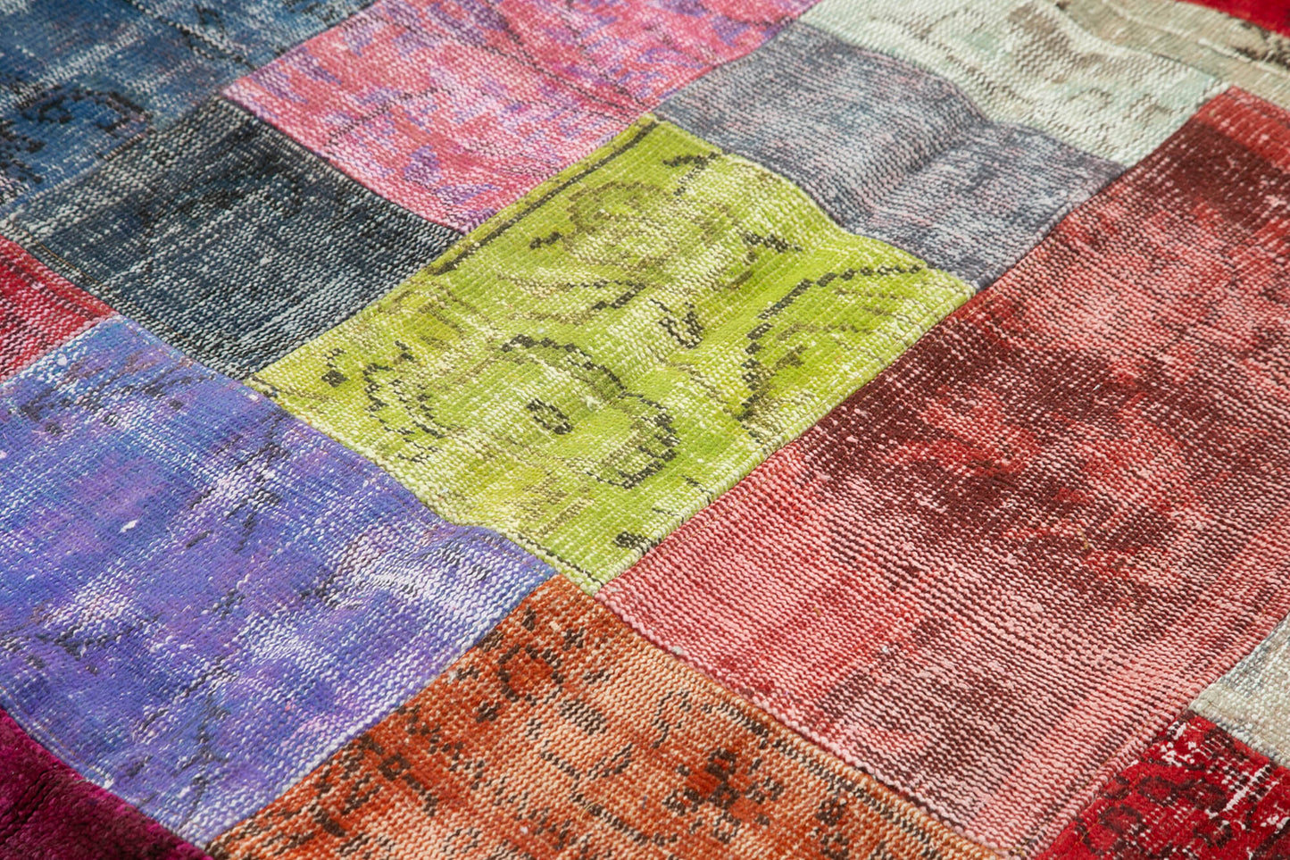 7x10 Multicolor Patchwork Rug - 32278