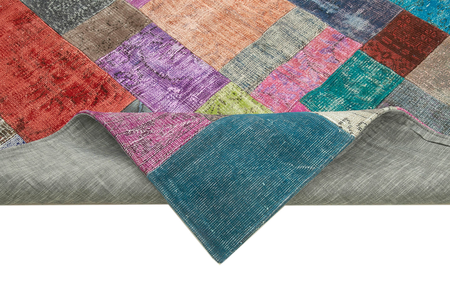 7x10 Multicolor Patchwork Rug - 32281