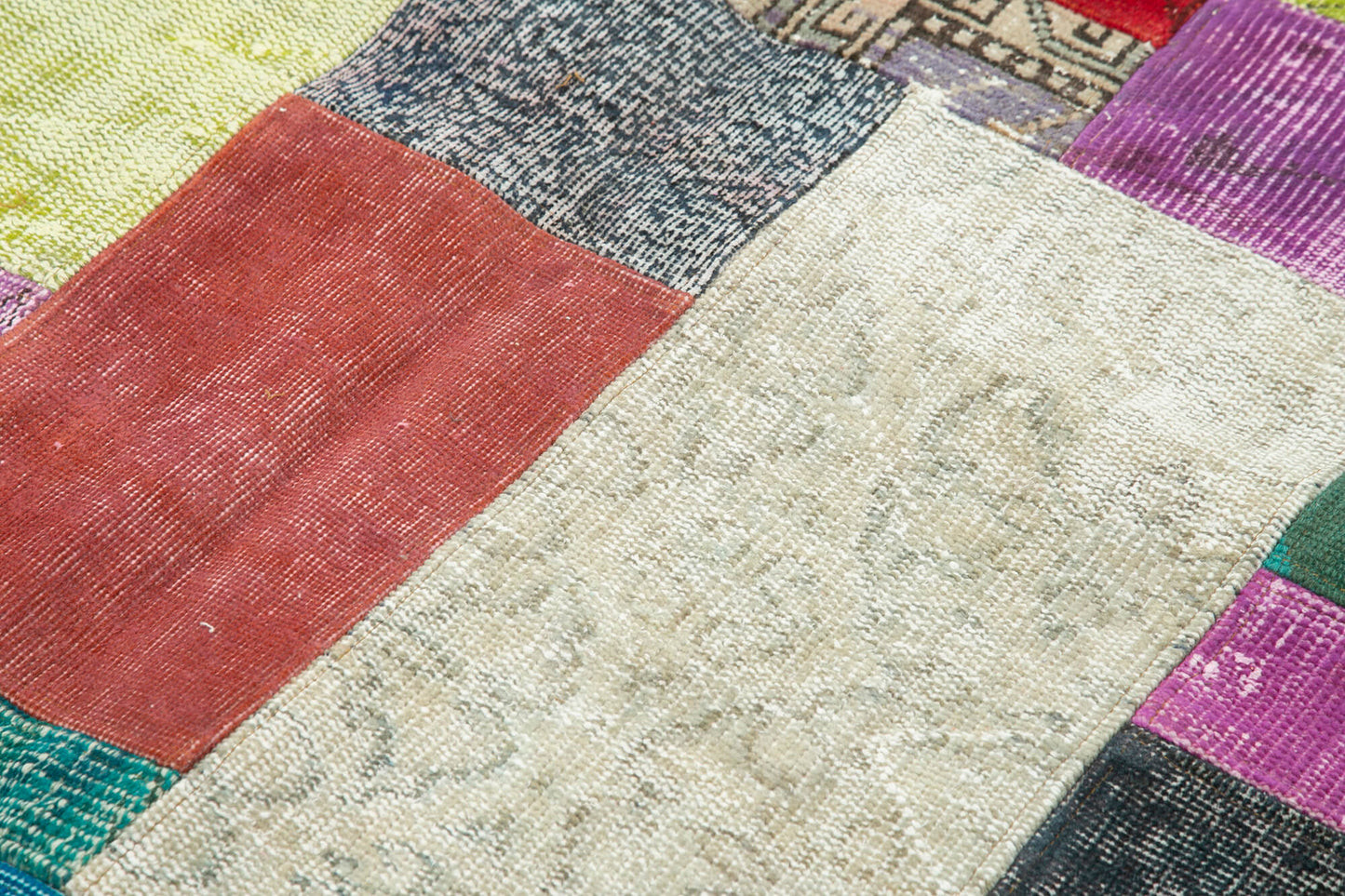 7x10 Multicolor Patchwork Rug - 32282