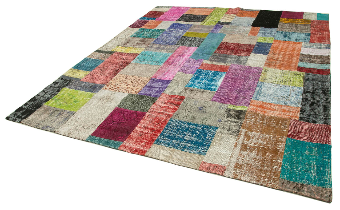 8x10 Multicolor Patchwork Rug - 32305
