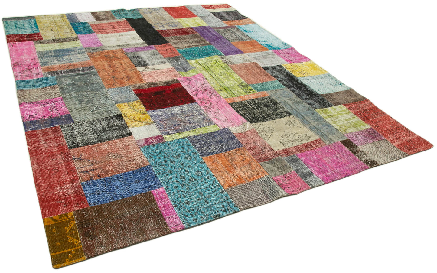 8x10 Multicolor Patchwork Rug - 32307