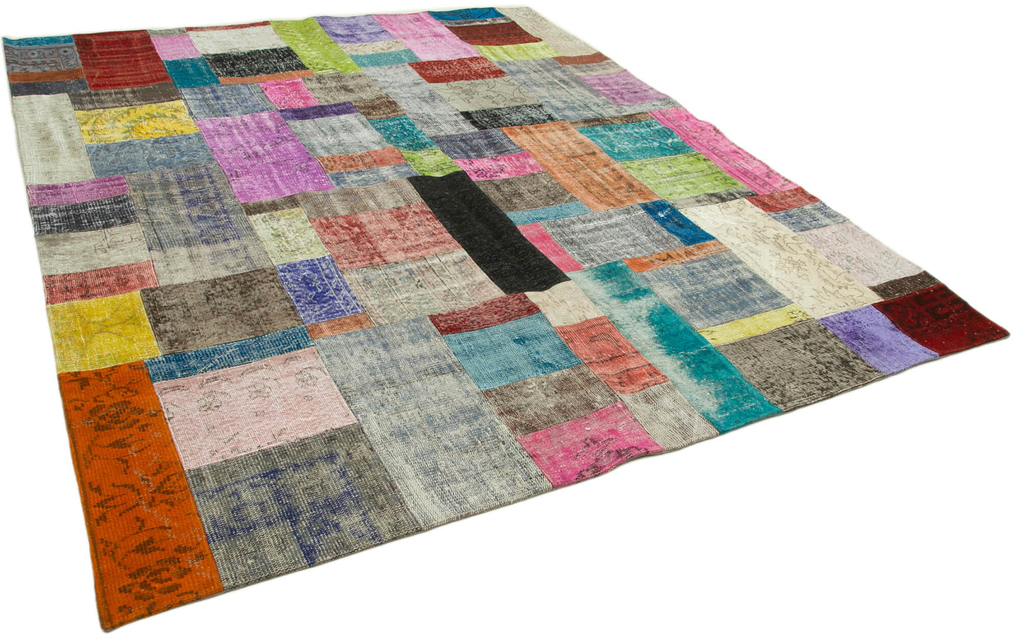 8x10 Multicolor Patchwork Rug - 32309